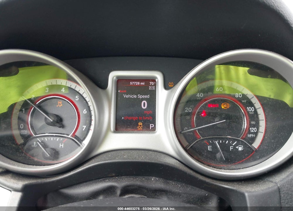 2013 DODGE JOURNEY SXT VIN: 3C4PDCBB8DT608148