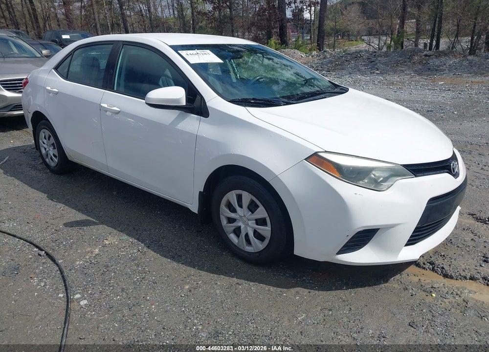 2015 TOYOTA COROLLA L VIN: 2T1BURHE1FC319939