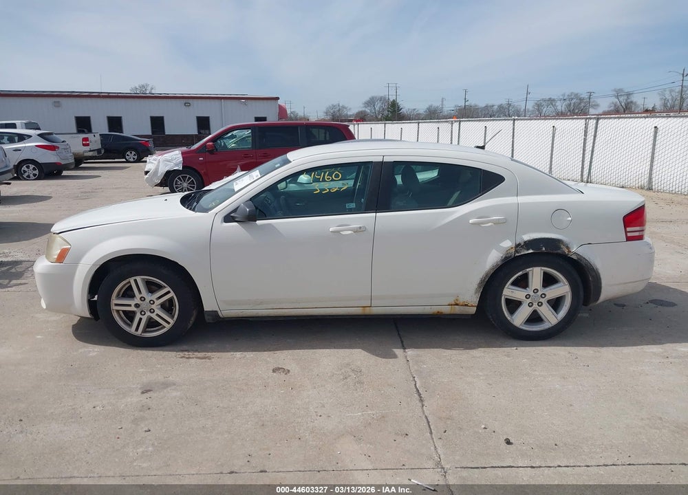 2008 DODGE AVENGER SXT VIN: 1B3LC56KX8N267642