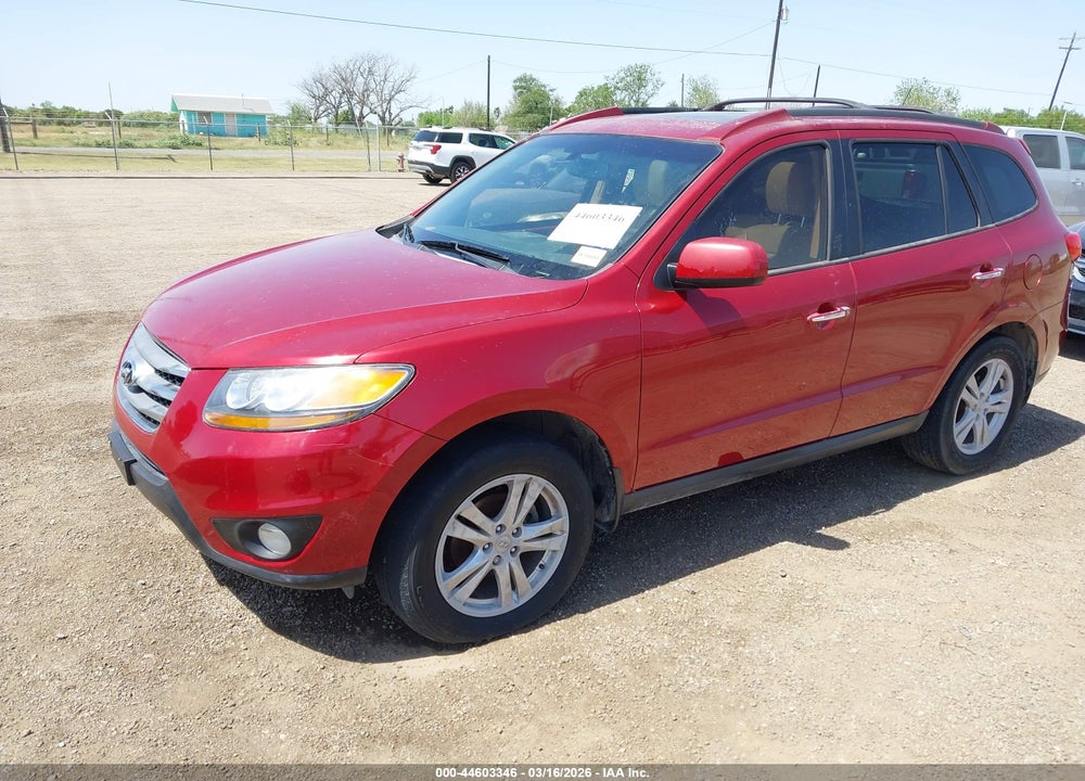 2012 HYUNDAI SANTA FE LIMITED VIN: 5XYZK3AB5CG136206