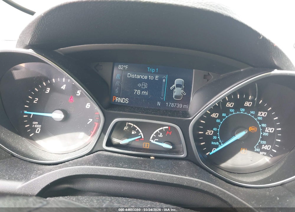 2014 FORD ESCAPE S VIN: 1FMCU0F72EUD42065