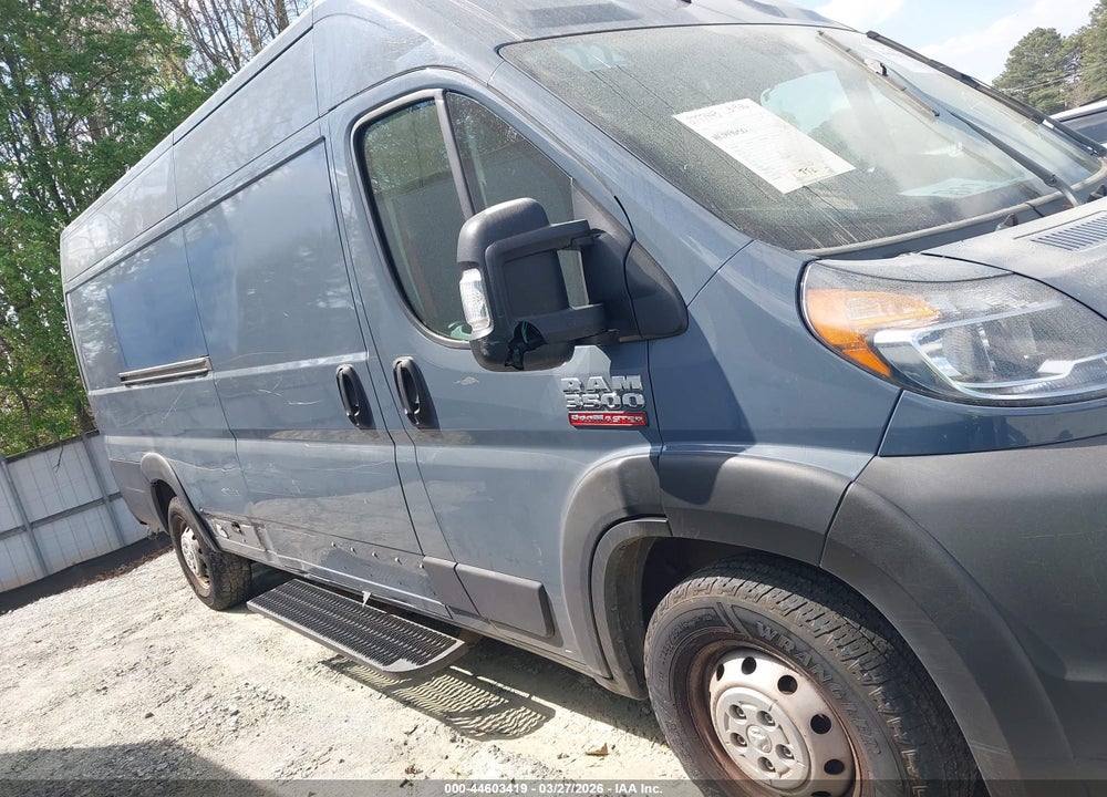 2021 RAM PROMASTER 3500 CARGO VAN HIGH ROOF 159 WB EXT VIN: 3C6MRVJG3ME549650