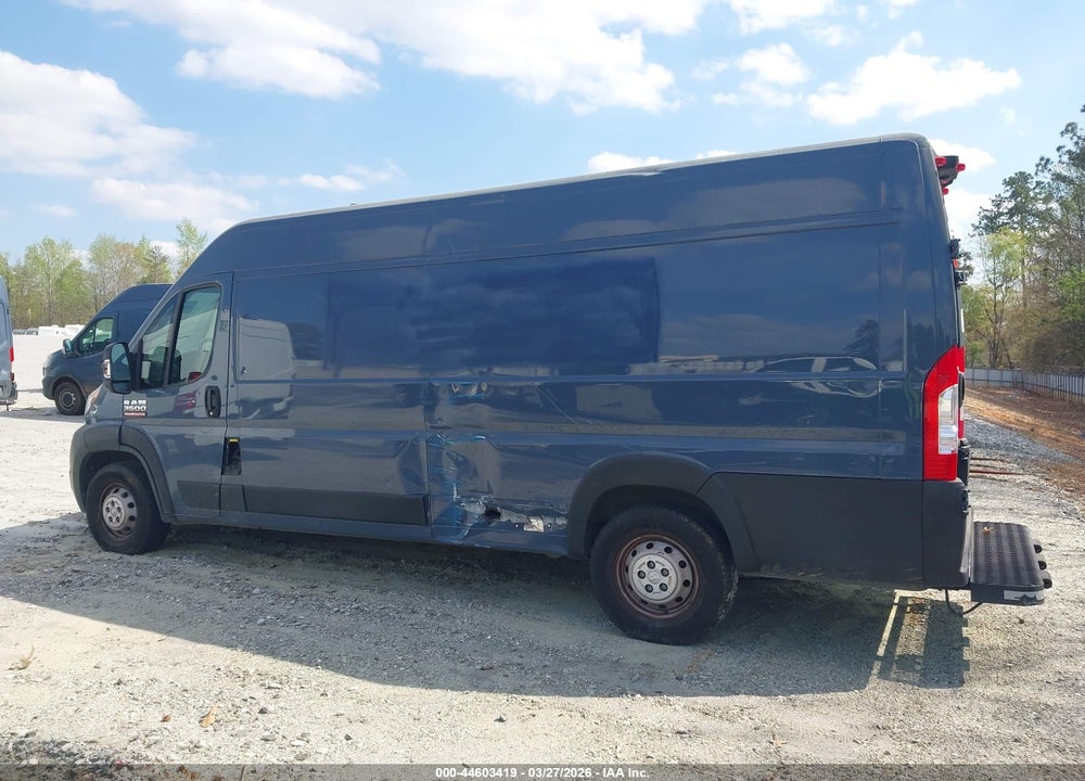 2021 RAM PROMASTER 3500 CARGO VAN HIGH ROOF 159 WB EXT VIN: 3C6MRVJG3ME549650