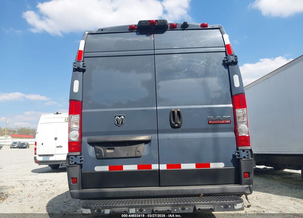 2021 RAM PROMASTER 3500 CARGO VAN HIGH ROOF 159 WB EXT VIN: 3C6MRVJG3ME549650