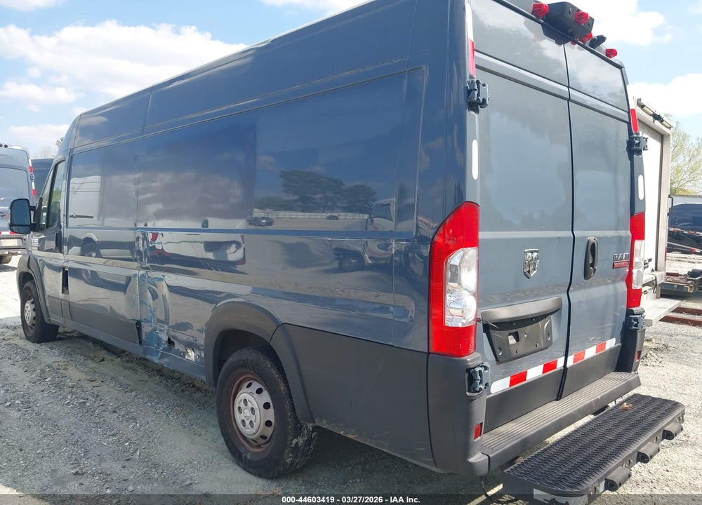 2021 RAM PROMASTER 3500 CARGO VAN HIGH ROOF 159 WB EXT VIN: 3C6MRVJG3ME549650