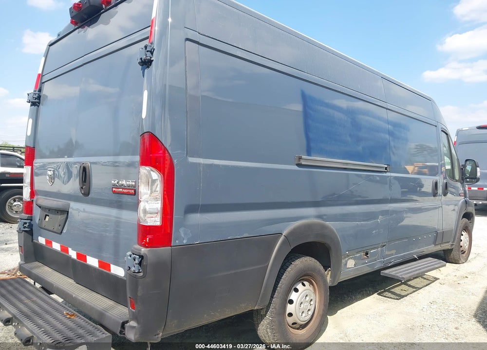 2021 RAM PROMASTER 3500 CARGO VAN HIGH ROOF 159 WB EXT VIN: 3C6MRVJG3ME549650