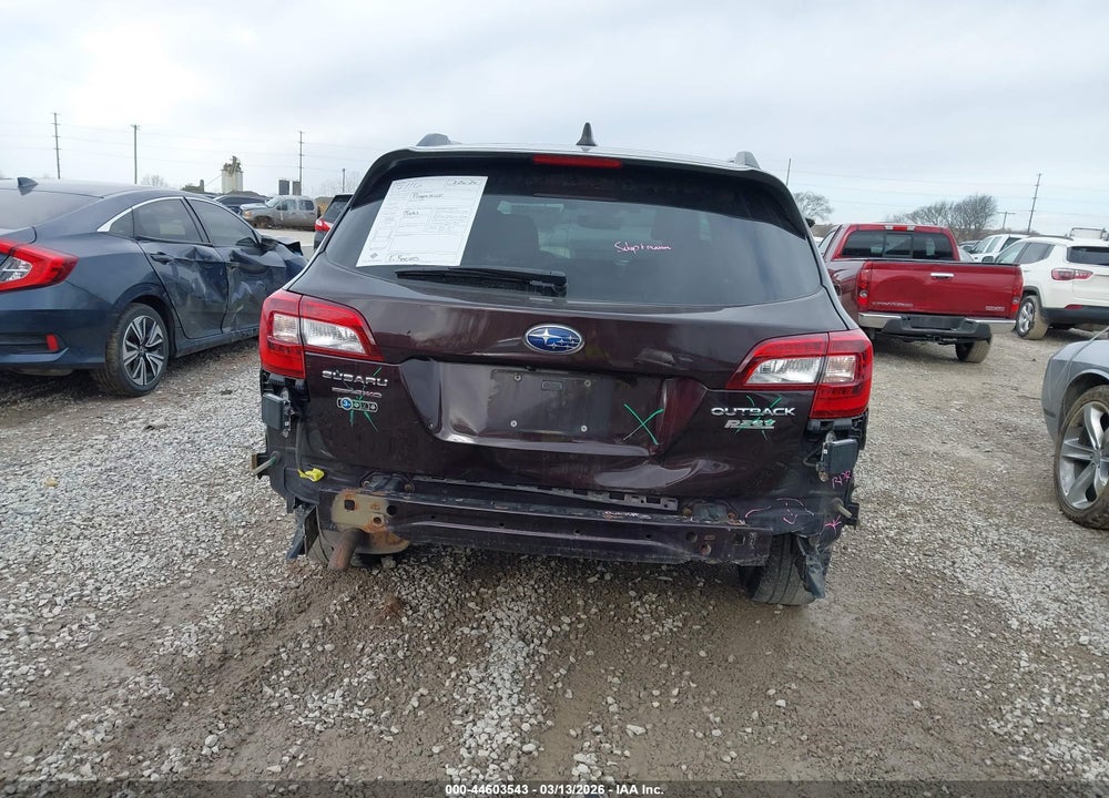 2017 SUBARU OUTBACK 2.5I TOURING VIN: 4S4BSATC3H3266603