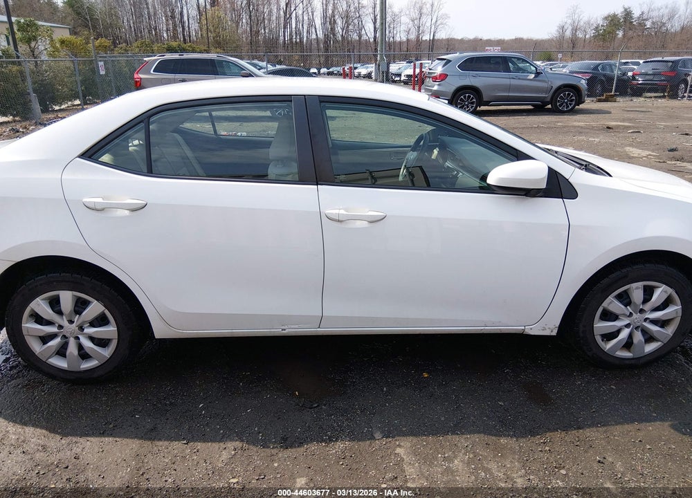 2016 TOYOTA COROLLA LE VIN: 2T1BURHE6GC731789
