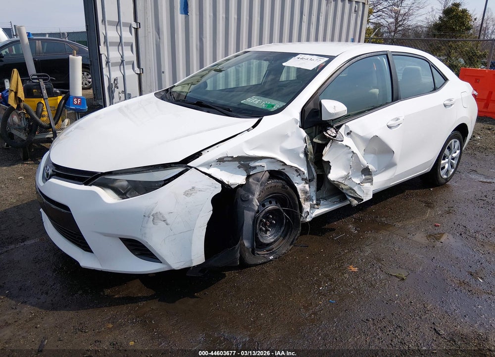 2016 TOYOTA COROLLA LE VIN: 2T1BURHE6GC731789