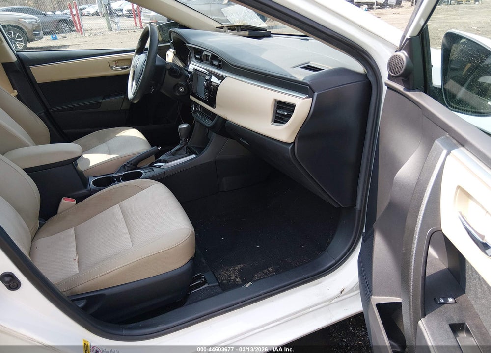 2016 TOYOTA COROLLA LE VIN: 2T1BURHE6GC731789