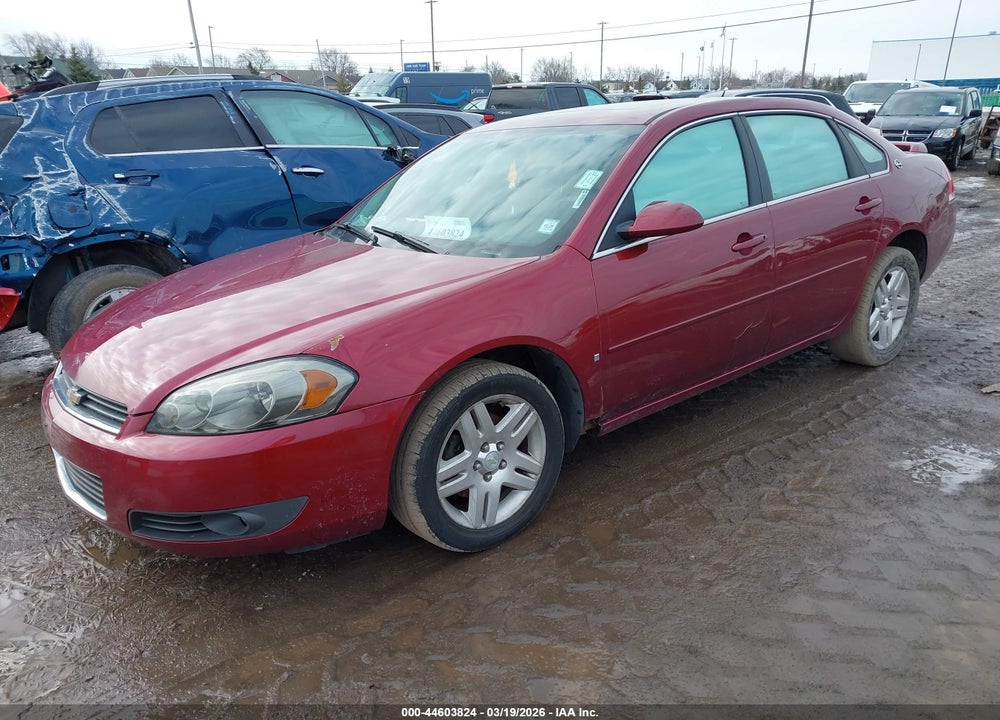 2008 CHEVROLET IMPALA LT VIN: 2G1WC583689267537