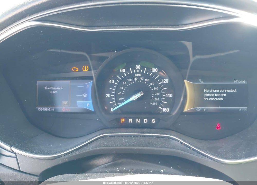 2013 FORD FUSION TITANIUM VIN: 3FA6P0K92DR360853
