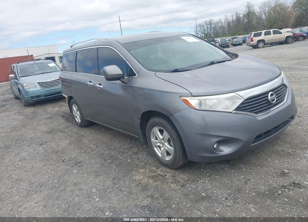 2016 NISSAN QUEST SV VIN: JN8AE2KP3G9152750