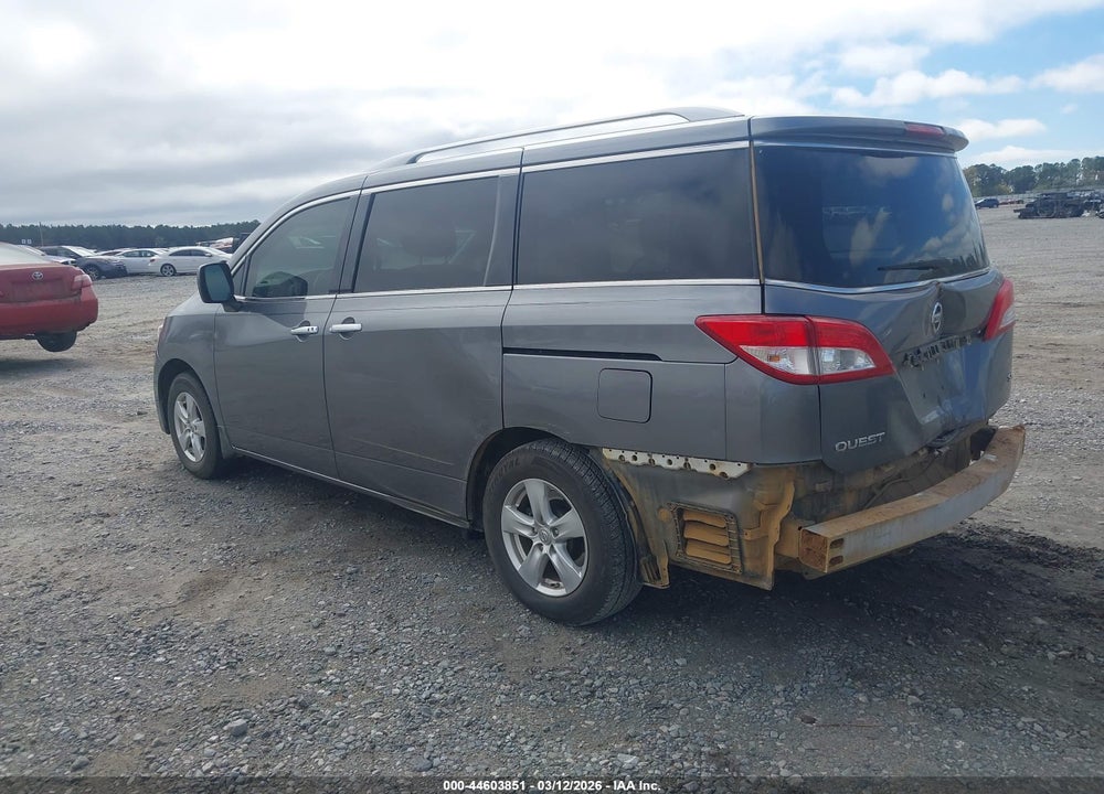 2016 NISSAN QUEST SV VIN: JN8AE2KP3G9152750