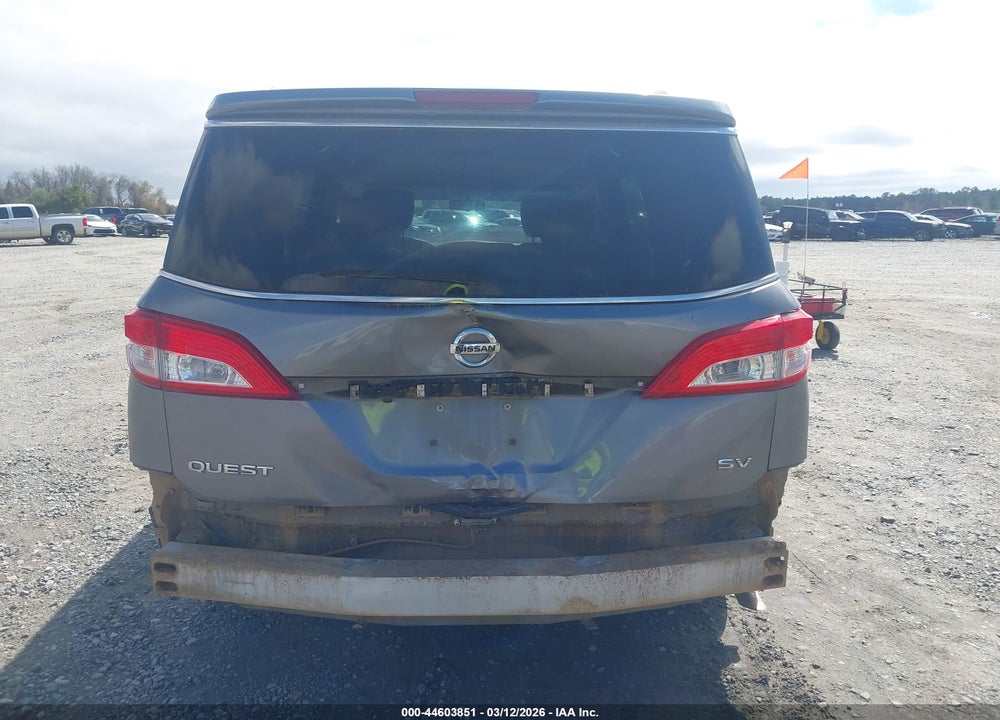 2016 NISSAN QUEST SV VIN: JN8AE2KP3G9152750