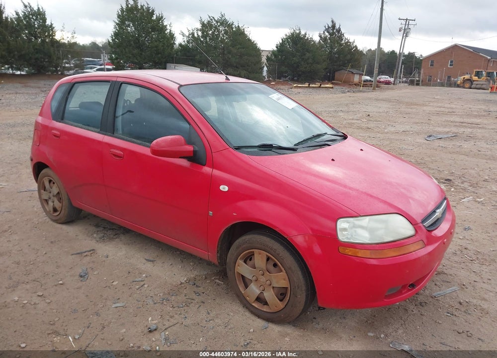 2007 CHEVROLET AVEO 5 SPECIAL VALUE VIN: KL1TD66647B749843
