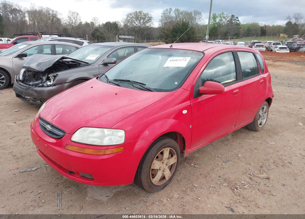 2007 CHEVROLET AVEO 5 SPECIAL VALUE VIN: KL1TD66647B749843