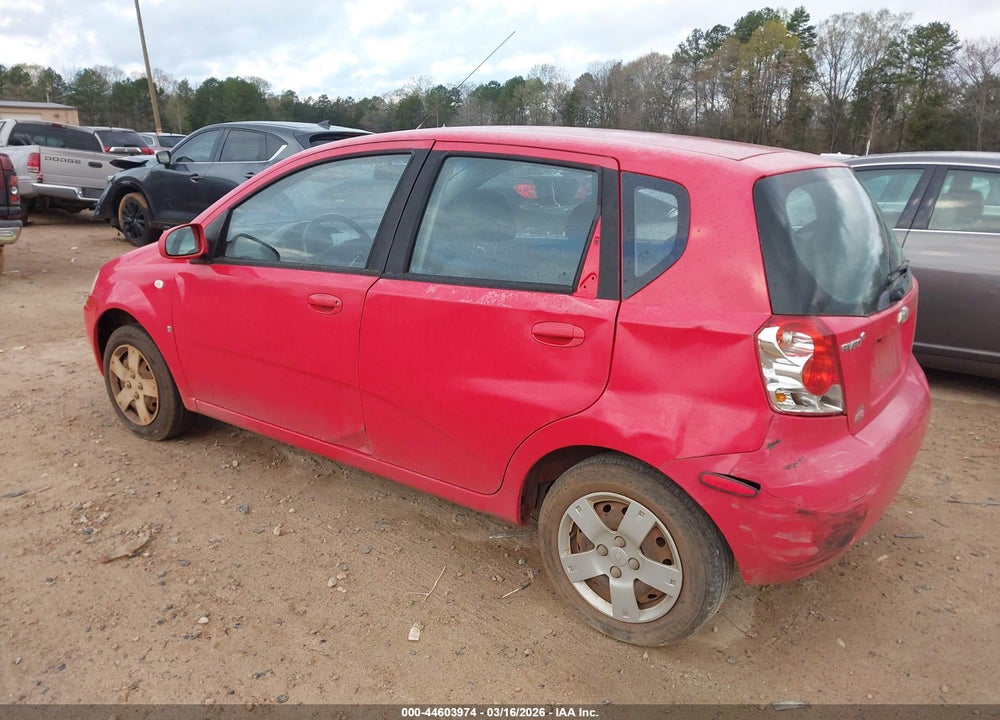 2007 CHEVROLET AVEO 5 SPECIAL VALUE VIN: KL1TD66647B749843