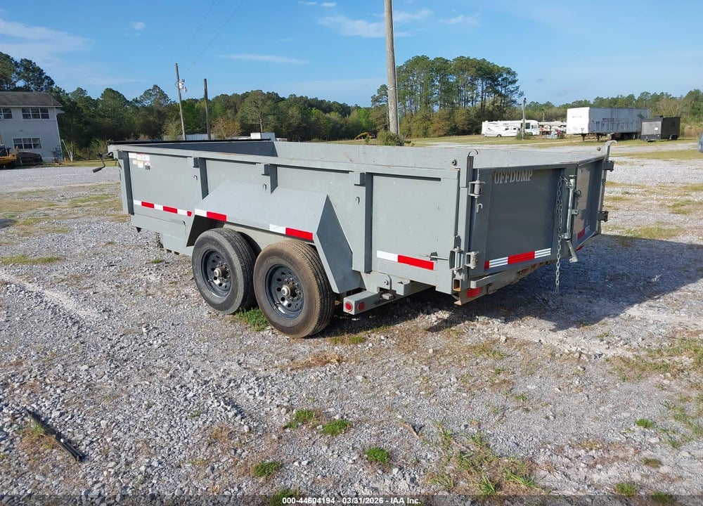 2024 TUFF BOY INC 21' BUMPER PULL DUMP TRAILER VIN: 7NDTBDT22RM000134