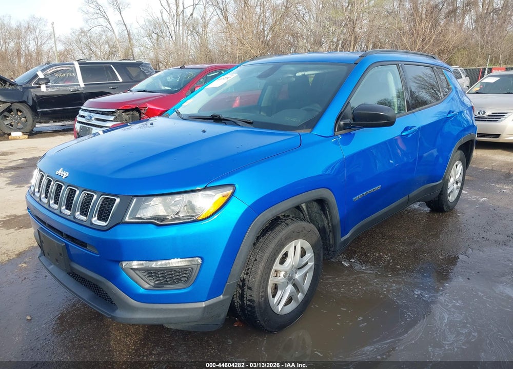 2018 JEEP COMPASS SPORT FWD VIN: 3C4NJCAB9JT351420