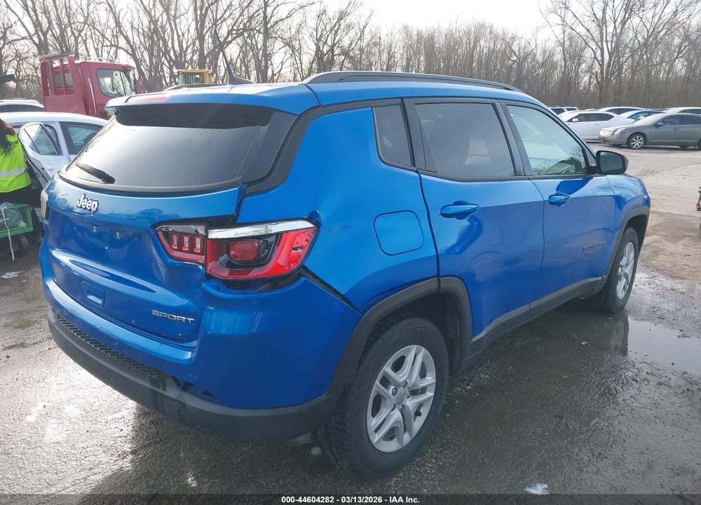 2018 JEEP COMPASS SPORT FWD VIN: 3C4NJCAB9JT351420