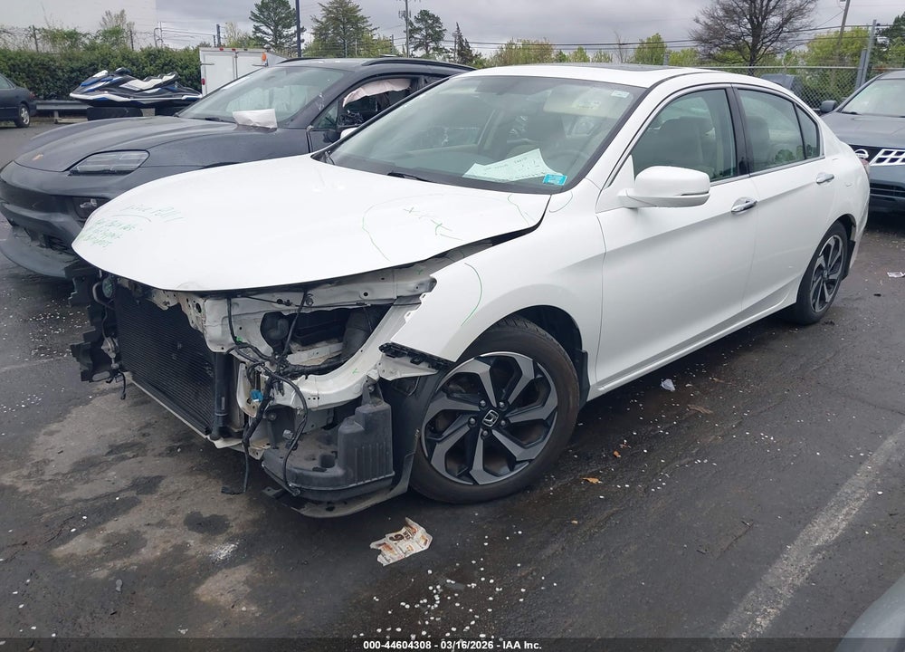 2017 HONDA ACCORD EX-L V6 VIN: 1HGCR3F84HA045094