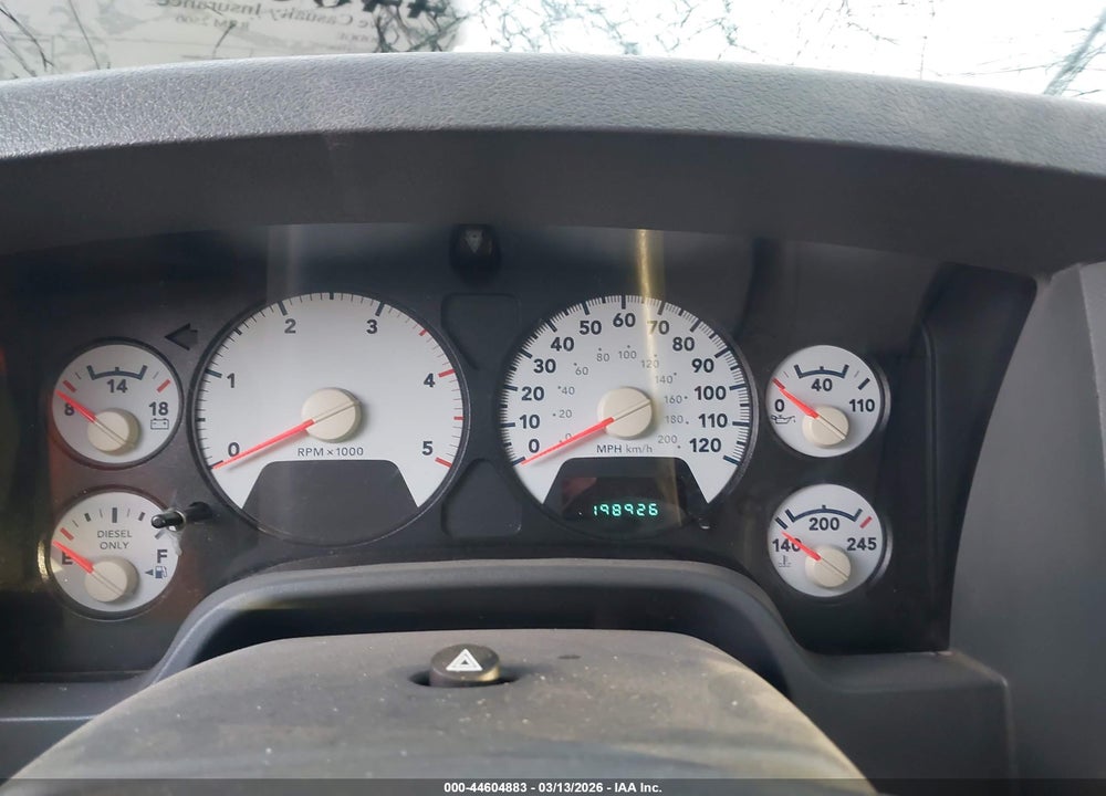 2007 DODGE RAM 2500 SLT/TRX4 OFF ROAD/SPORT/POWER WAGON VIN: 3D7KS28C67G747496
