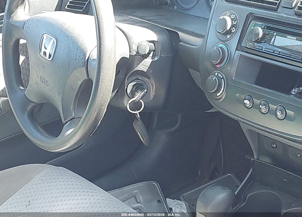 2004 HONDA CIVIC VP VIN: 2HGES16344H600806