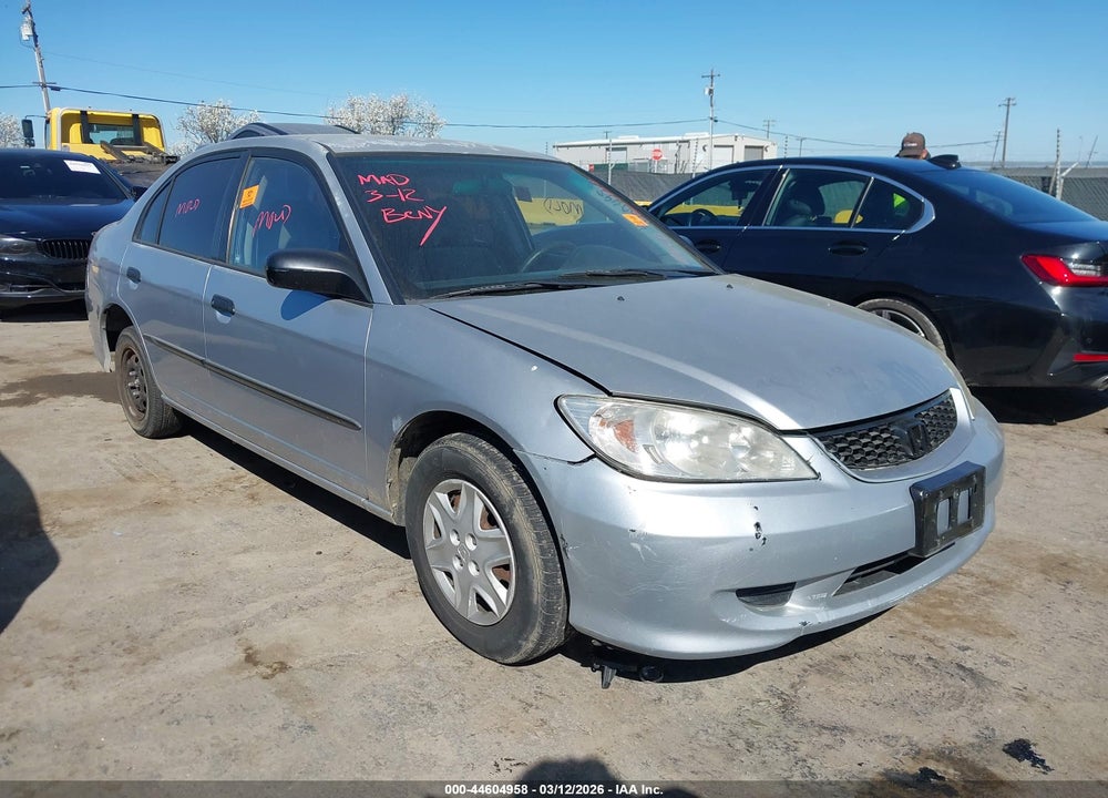 2004 HONDA CIVIC VP VIN: 2HGES16344H600806