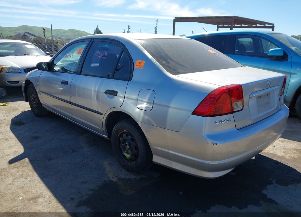 2004 HONDA CIVIC VP VIN: 2HGES16344H600806