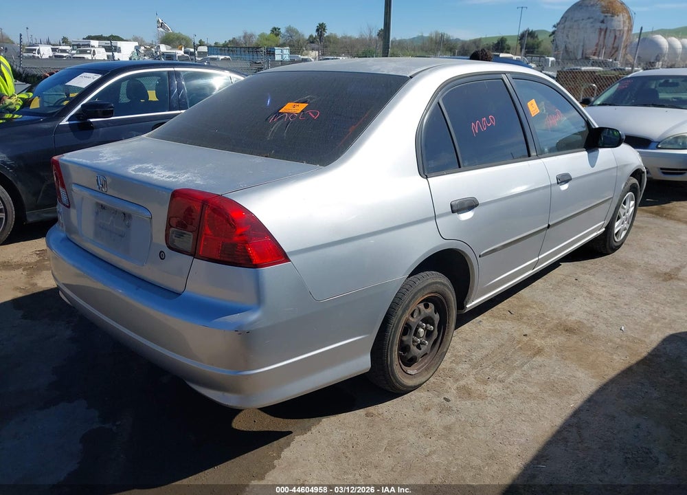 2004 HONDA CIVIC VP VIN: 2HGES16344H600806