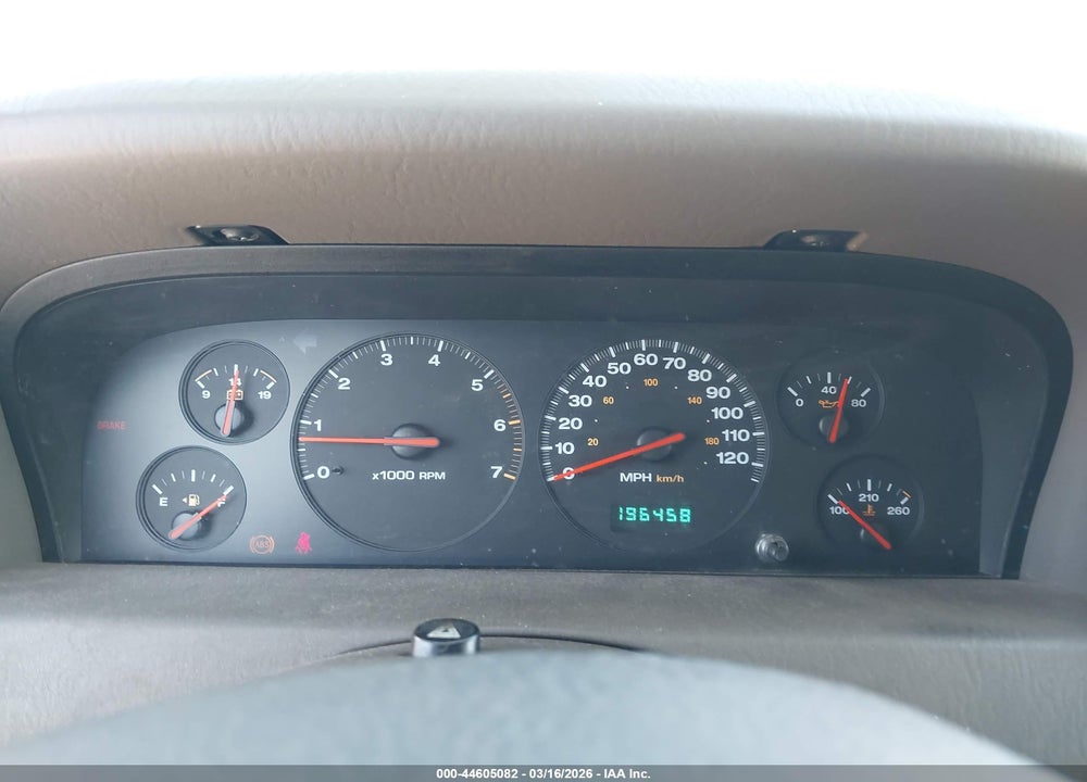2000 JEEP GRAND CHEROKEE LIMITED VIN: 1J4GW58N5YC233418