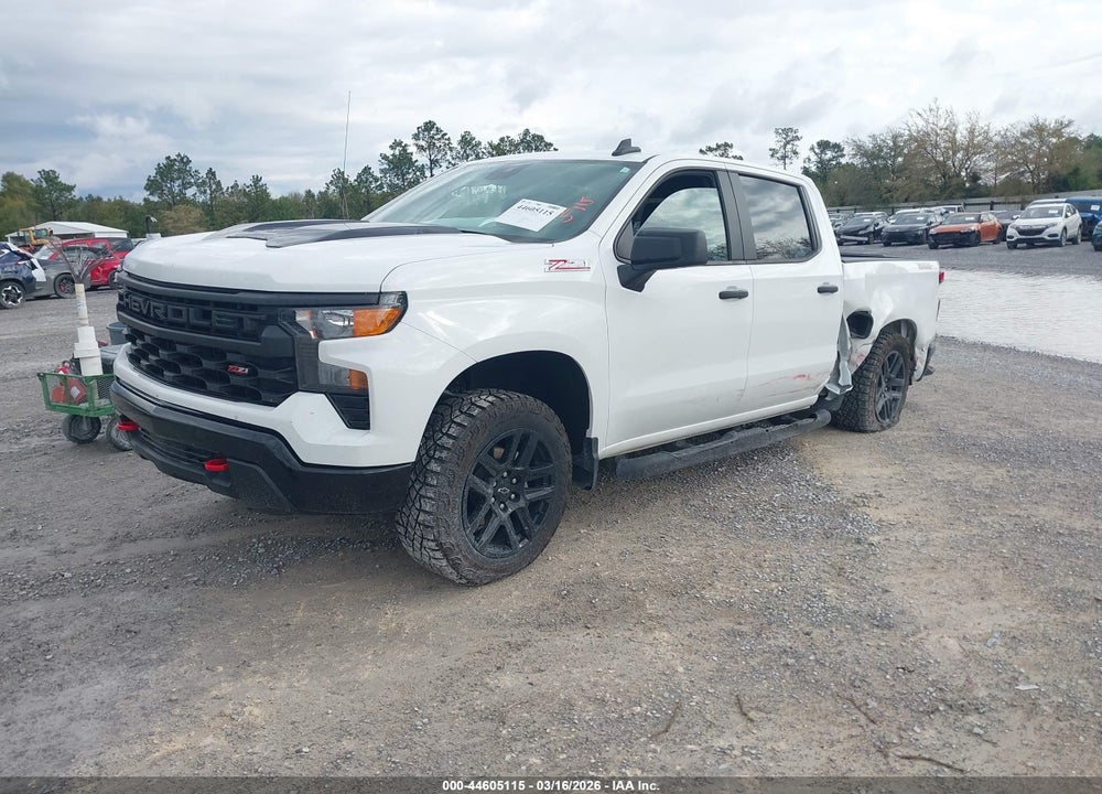 2025 CHEVROLET SILVERADO 1500 4WD  SHORT BED CUSTOM TRAIL BOSS VIN: 3GCUKCED7SG320360