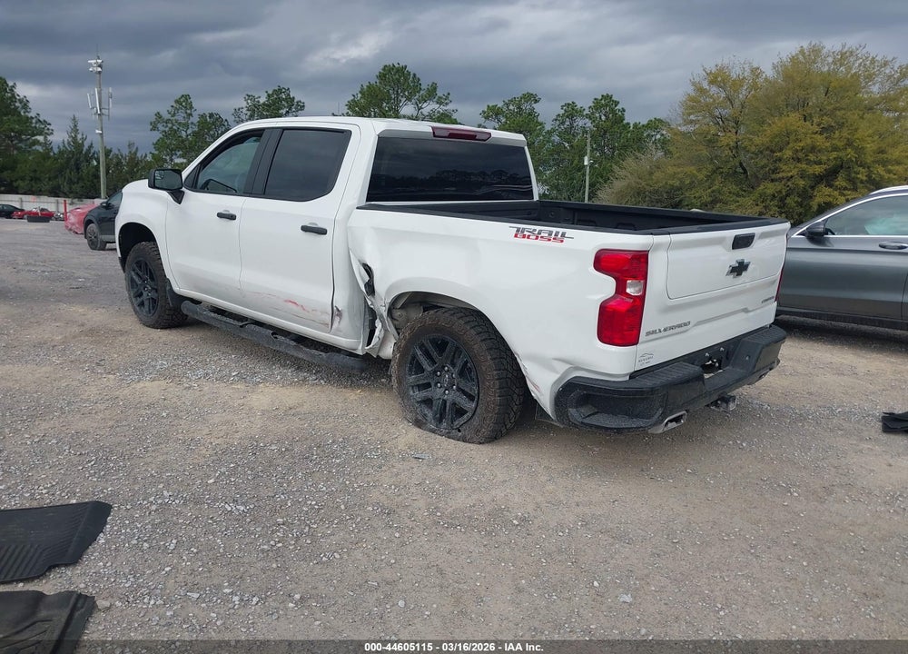 2025 CHEVROLET SILVERADO 1500 4WD  SHORT BED CUSTOM TRAIL BOSS VIN: 3GCUKCED7SG320360