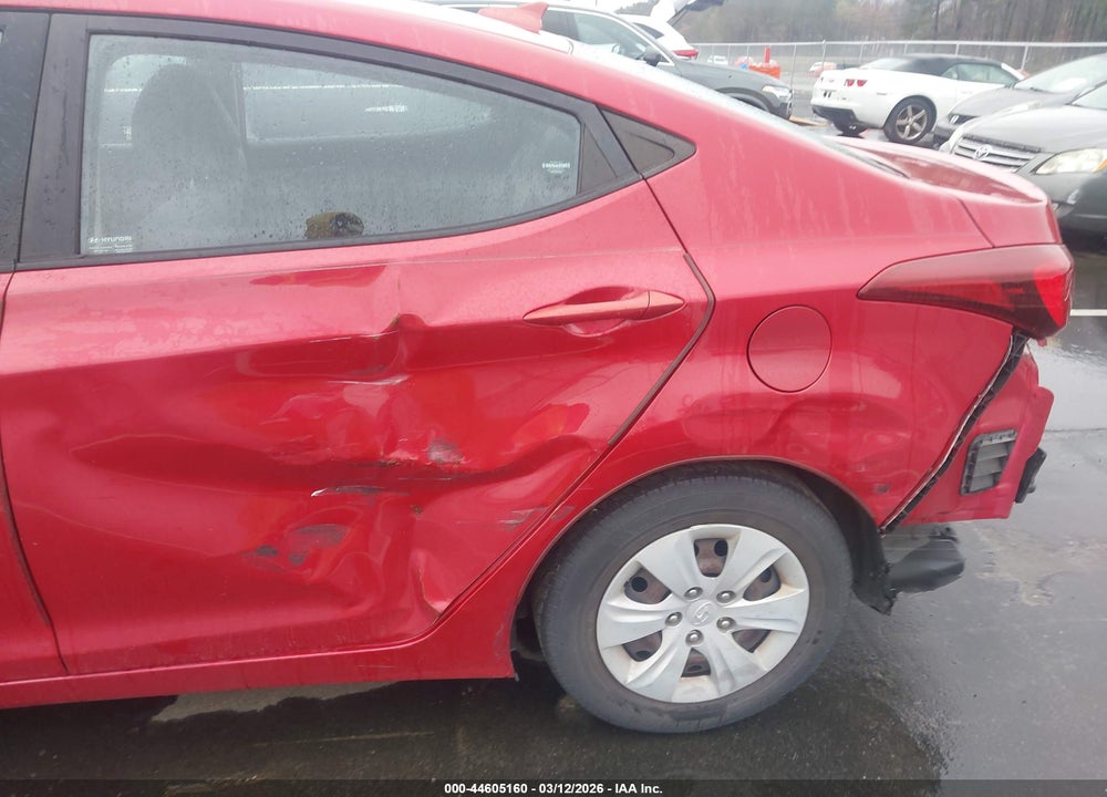 2016 HYUNDAI ELANTRA SE VIN: KMHDH4AE4GU543300