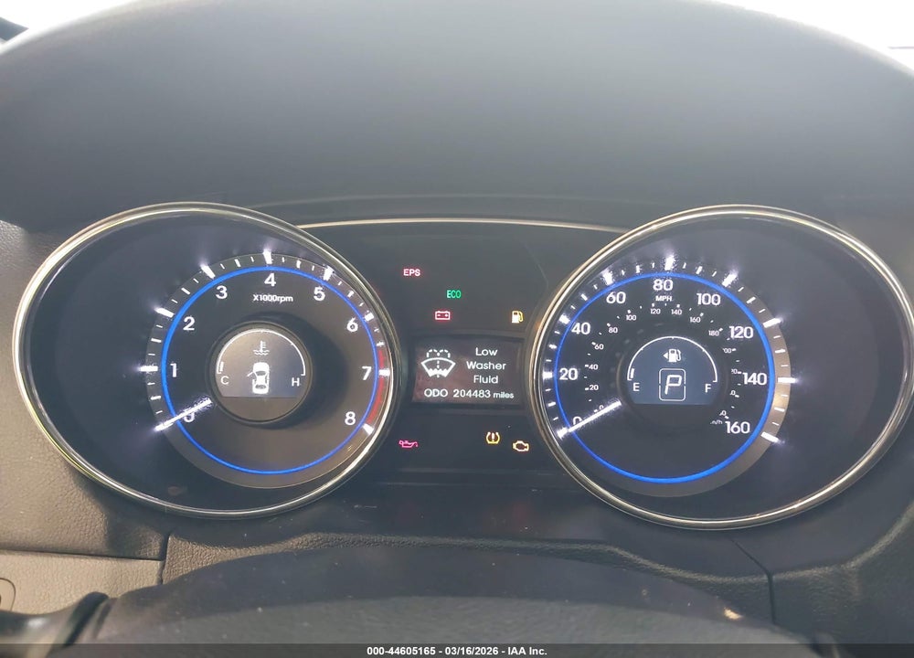 2013 HYUNDAI SONATA GLS VIN: 5NPEB4AC1DH660119