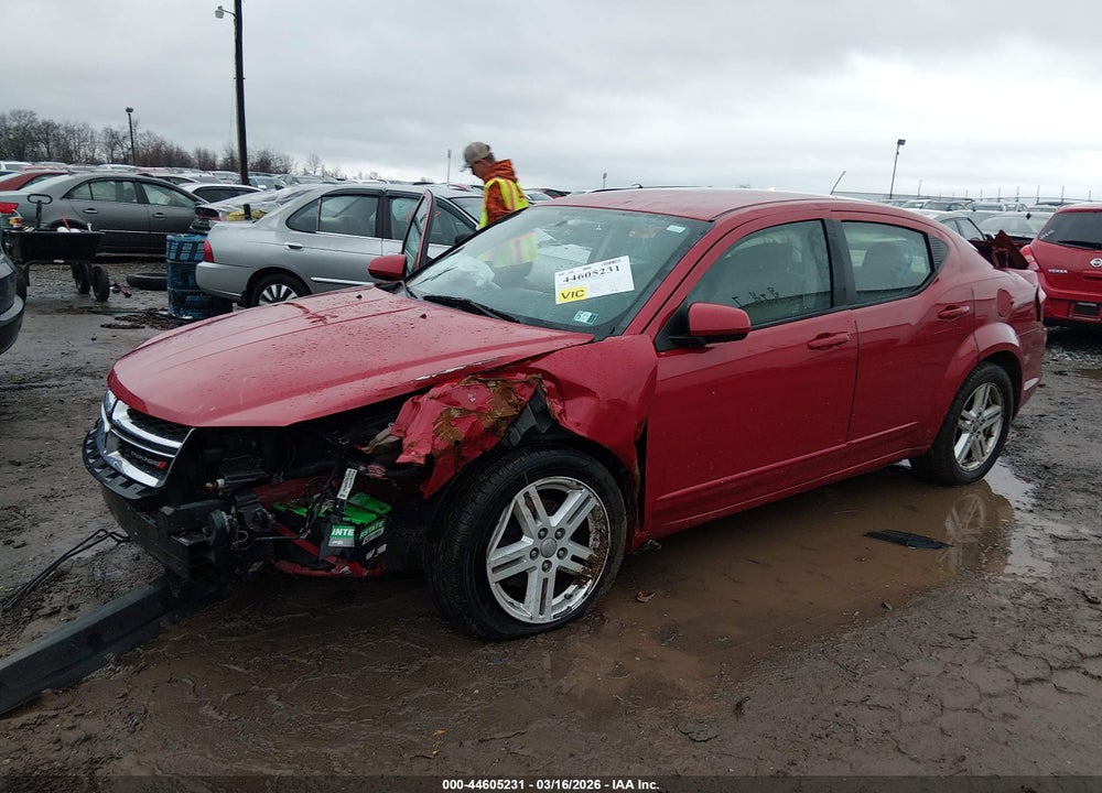 2012 DODGE AVENGER SXT VIN: 1C3CDZCBXCN185561