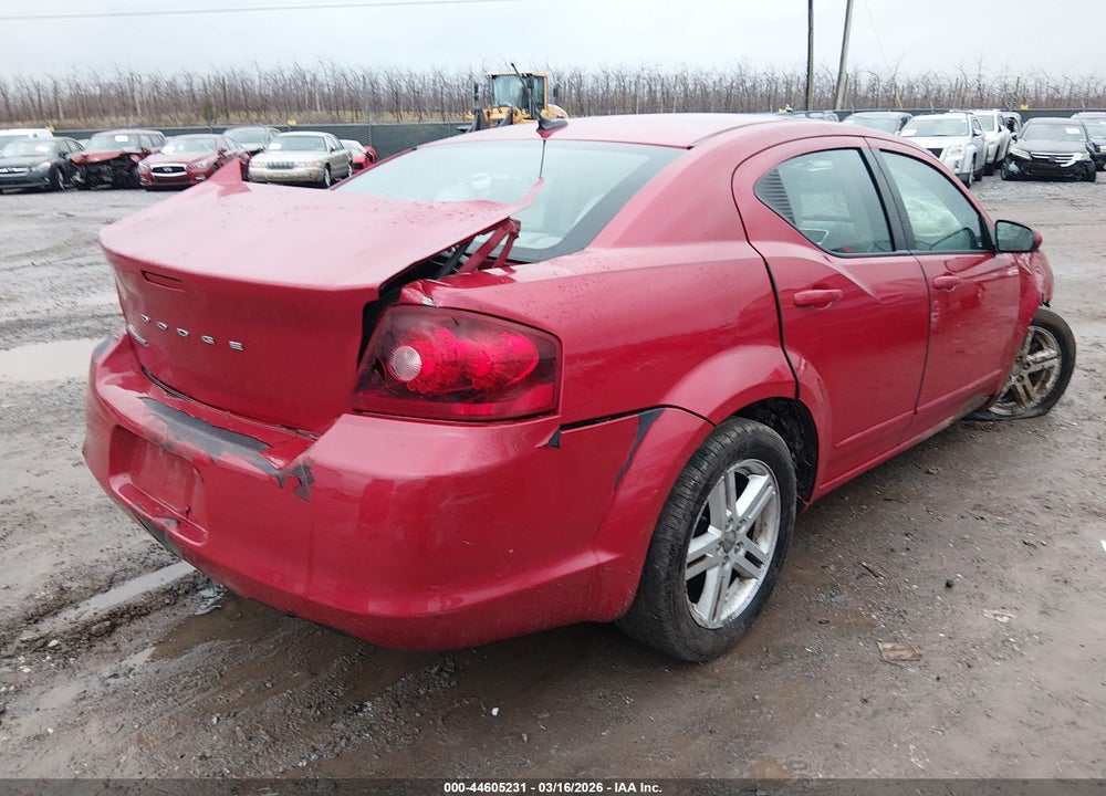 2012 DODGE AVENGER SXT VIN: 1C3CDZCBXCN185561
