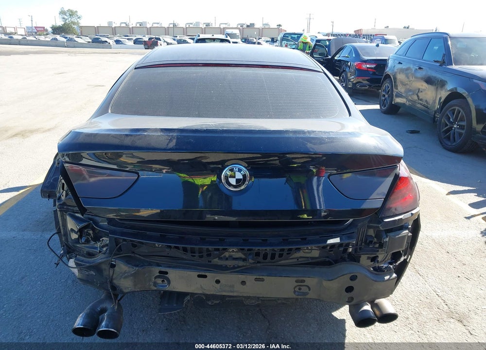 2018 BMW 650I GRAN COUPE VIN: WBA6D4C58JGA01032