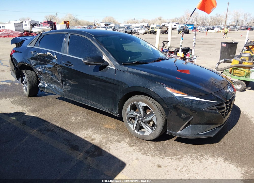 2022 HYUNDAI ELANTRA LIMITED VIN: 5NPLP4AG3NH068234