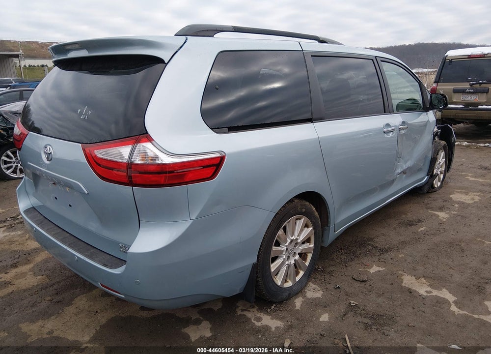 2015 TOYOTA SIENNA XLE PREMIUM 7 PASSENGER VIN: 5TDDK3DC6FS111210