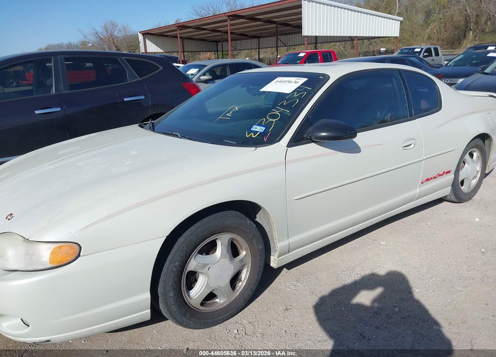 2001 CHEVROLET MONTE CARLO SS VIN: 2G1WX15K519304334