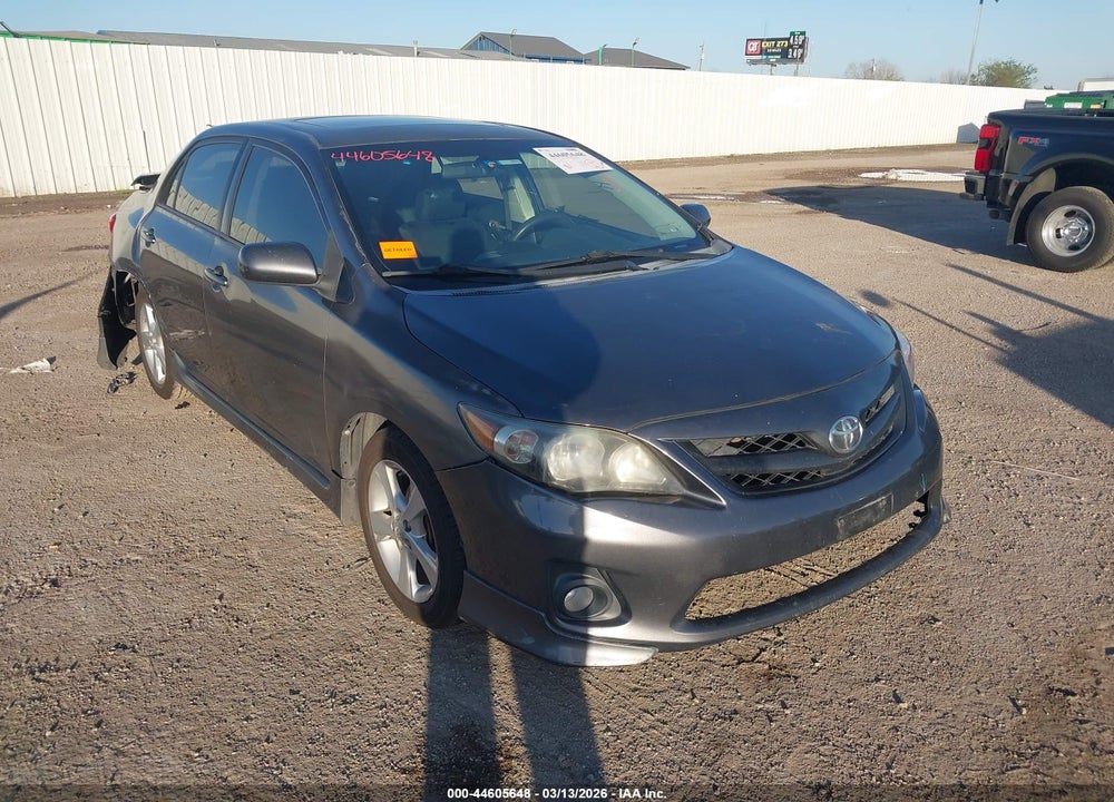 2012 TOYOTA COROLLA L/LE/S VIN: 5YFBU4EE5CP007206