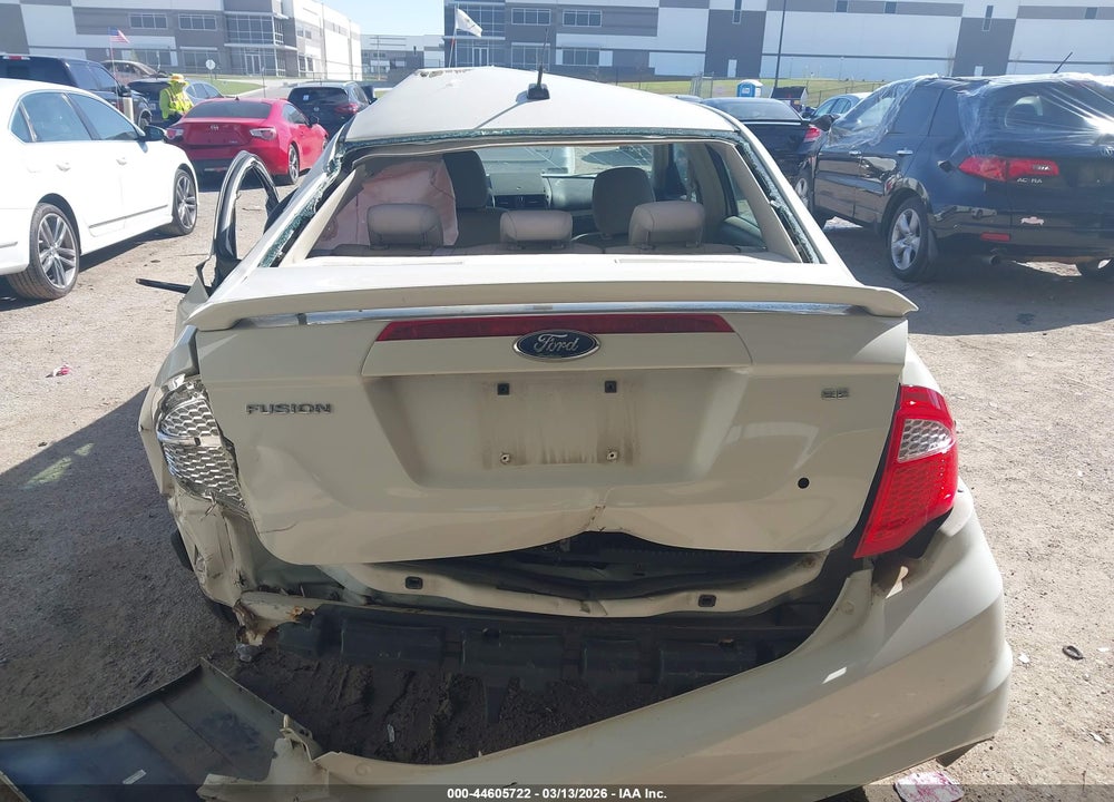2010 FORD FUSION SE VIN: 3FAHP0HA6AR307627