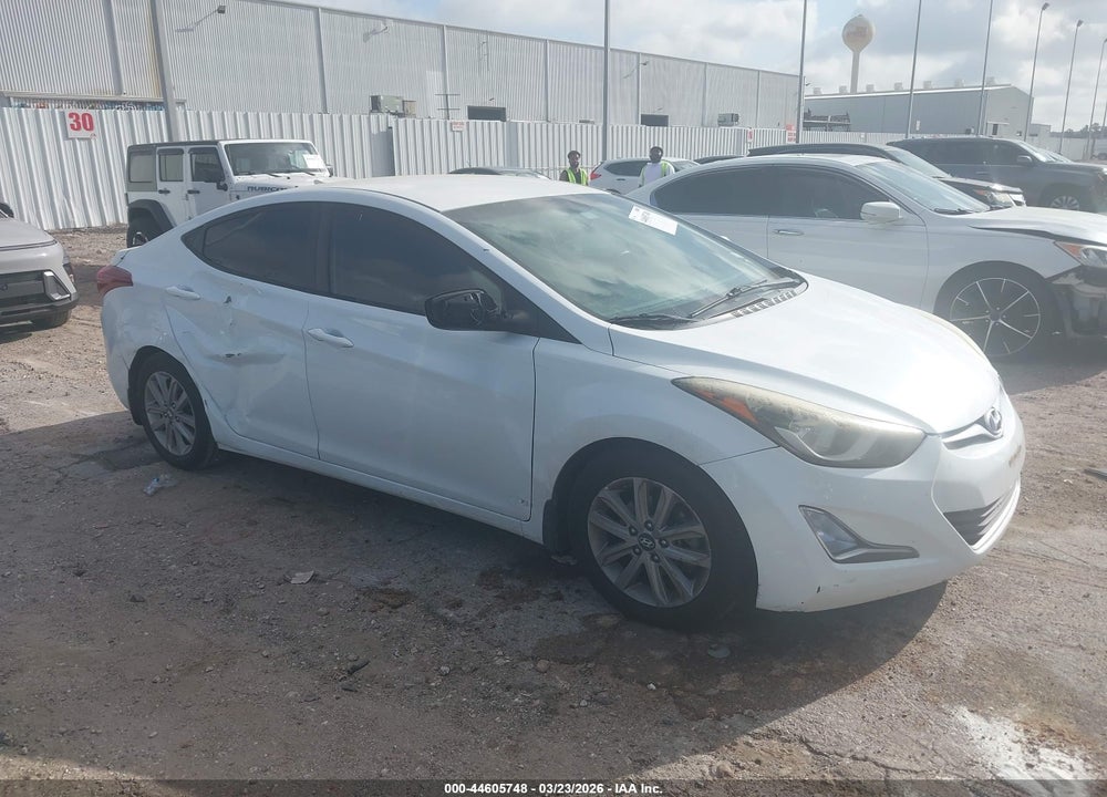 2016 HYUNDAI ELANTRA SE VIN: 5NPDH4AE2GH681738