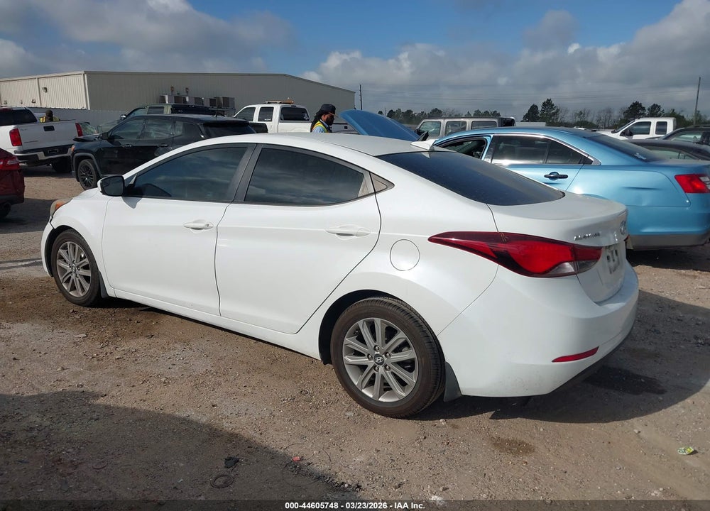 2016 HYUNDAI ELANTRA SE VIN: 5NPDH4AE2GH681738