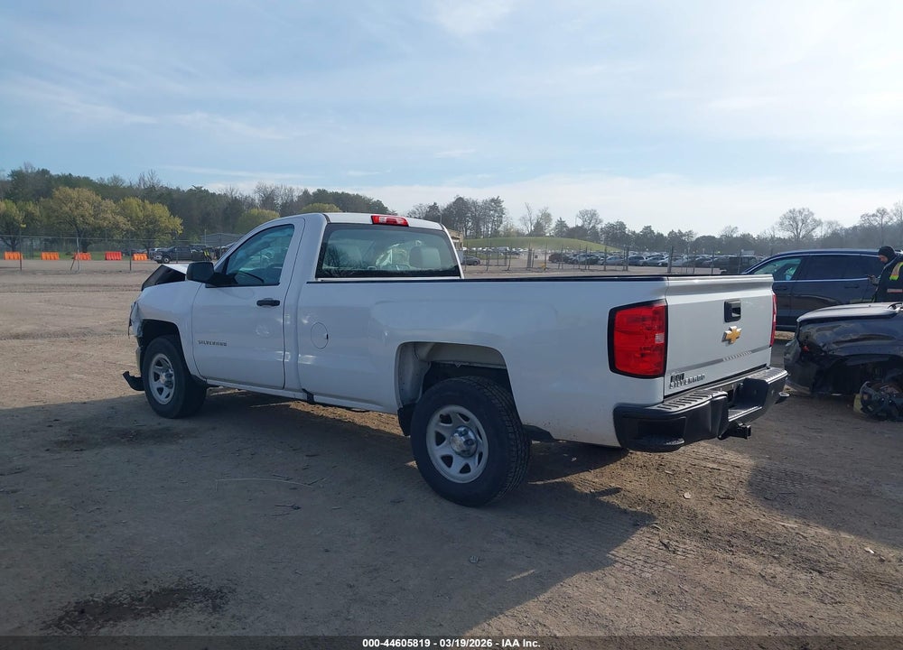 2017 CHEVROLET SILVERADO 1500 WT VIN: 1GCNCNEC7HZ210616
