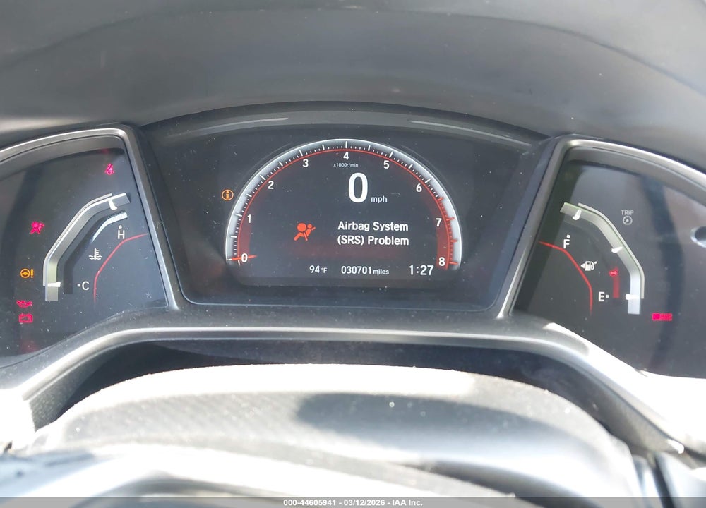 2019 HONDA CIVIC SI VIN: 2HGFC1E59KH704712