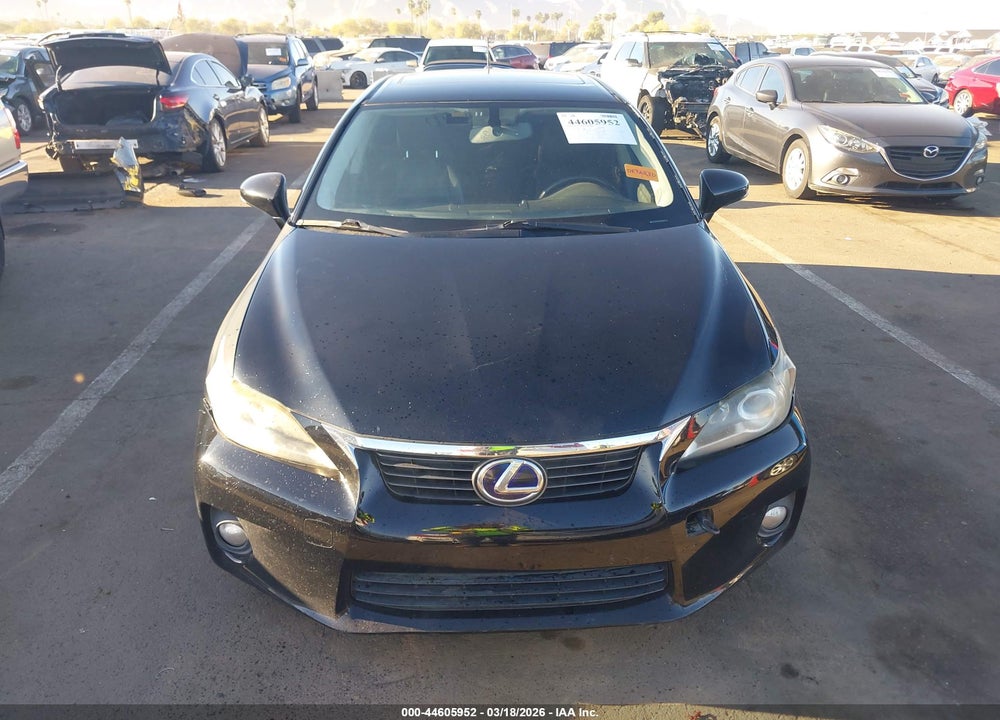 2013 LEXUS CT 200H VIN: JTHKD5BH0D2160885