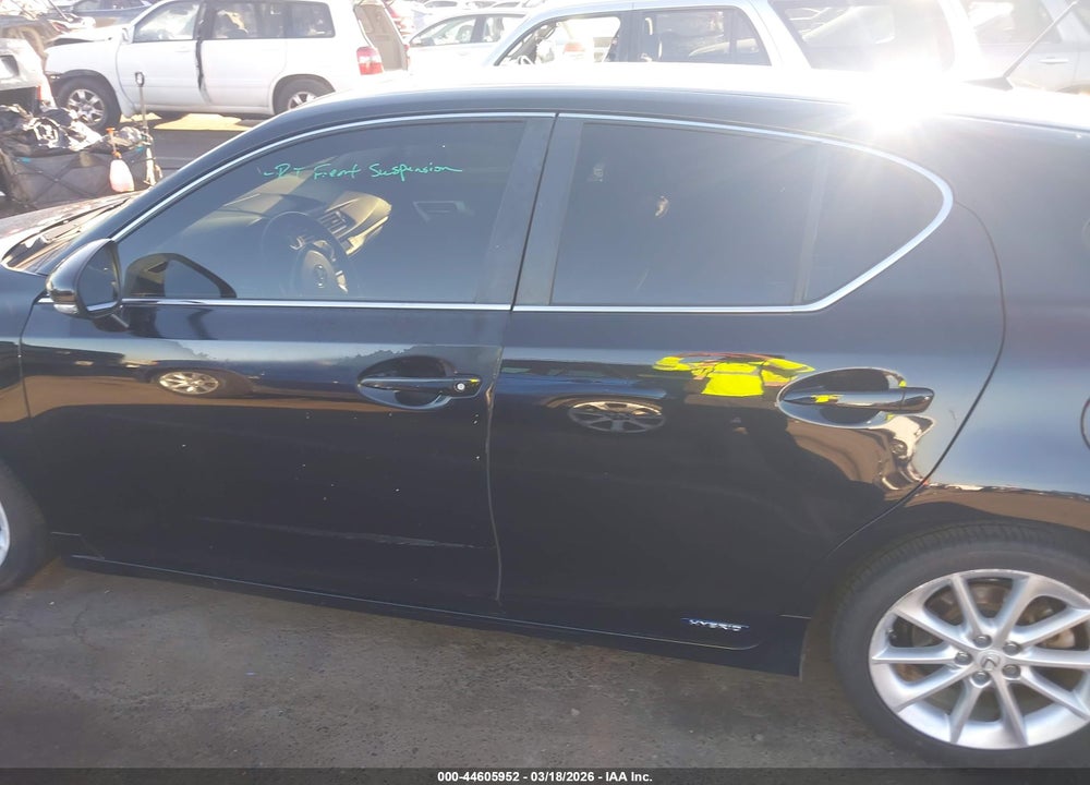 2013 LEXUS CT 200H VIN: JTHKD5BH0D2160885